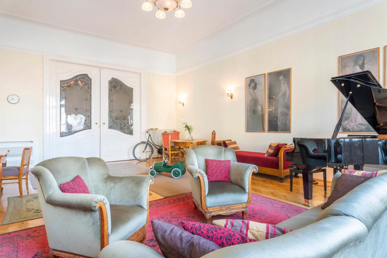 Ferienwohnung Stunning Spacious Art Nouveau Apart , Grand Piano Budapest Exterior foto